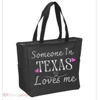 Someone In Texas Loves Me Funny Gift Tote Bag thumb 2