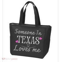 Someone In Texas Loves Me Funny Gift Tote Bag thumb 3
