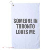 Someone In Toronto Loves Me Golf Towel thumb 0