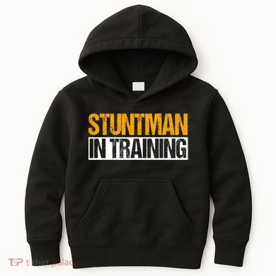 Stuntman In Training Stunt Double Perfomer Kids Hoodie