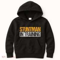 Stuntman In Training Stunt Double Perfomer Kids Hoodie thumb 0