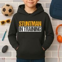 Stuntman In Training Stunt Double Perfomer Kids Hoodie thumb 2