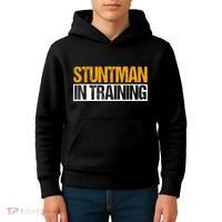 Stuntman In Training Stunt Double Perfomer Kids Hoodie thumb 4