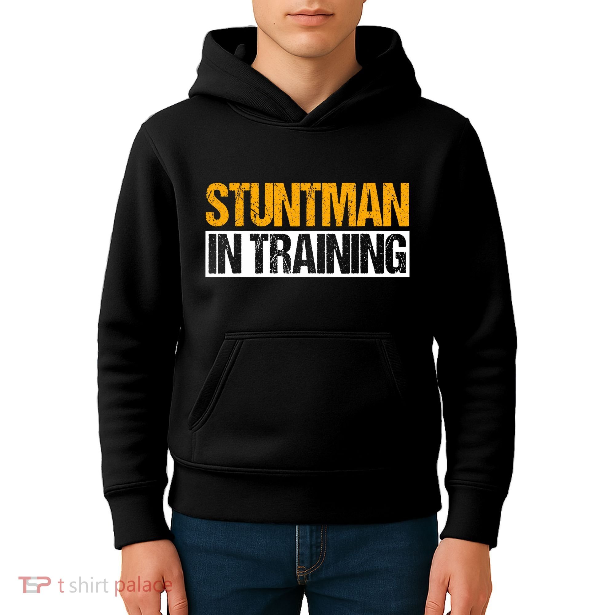 Stuntman In Training Stunt Double Perfomer Kids Hoodie