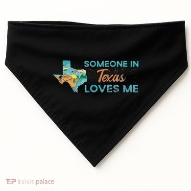 Someone In Texas Loves Me Texas USA-Made Doggie Bandana