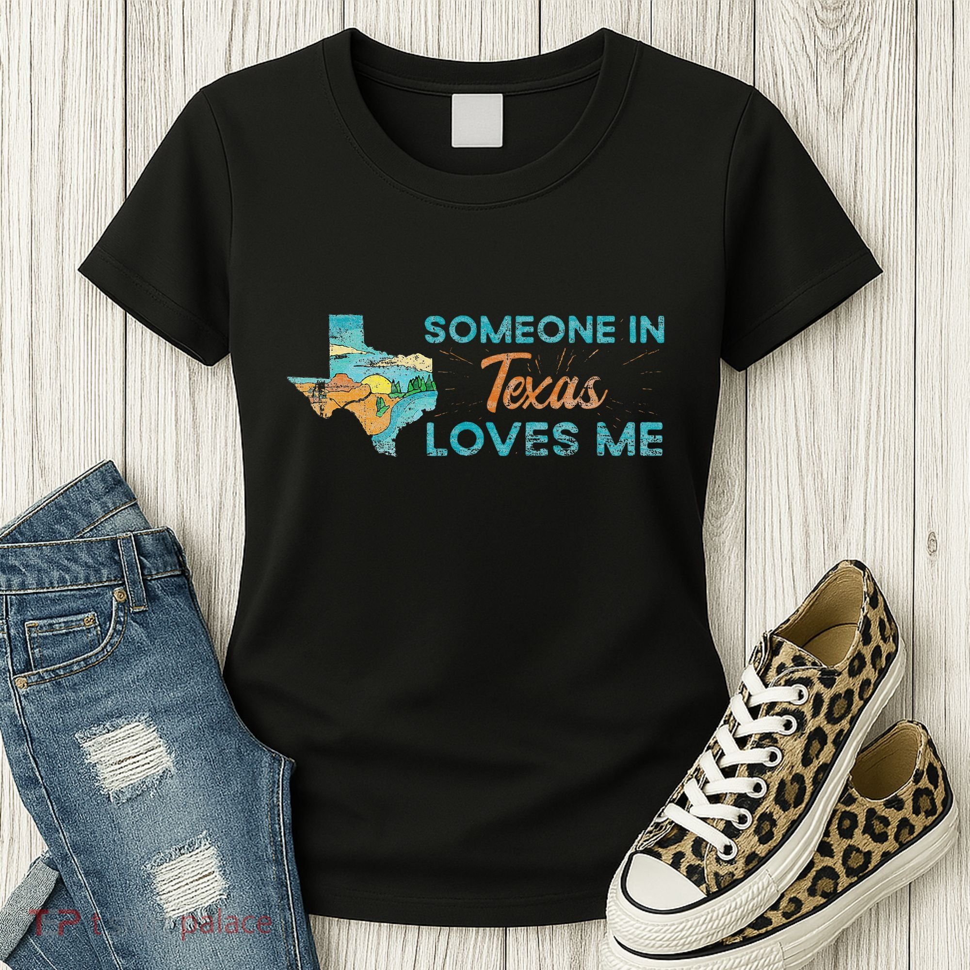 Someone In Texas Loves Me Texas Women's T-Shirt