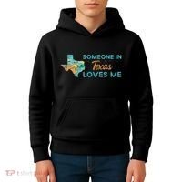Someone In Texas Loves Me Texas Kids Hoodie thumb 4