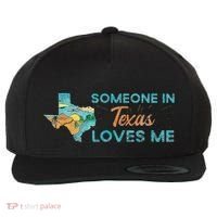 Someone In Texas Loves Me Texas Wool Snapback Cap thumb 0
