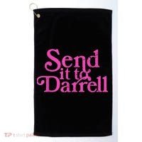 Send It To Darrell Send It To Daryl Funny Golf Towel thumb 0