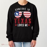Someone In Texas Loves Me On Champion Women's Sweatshirt thumb 0