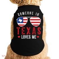 Someone In Texas Loves Me On Champion Doggie Tank thumb 0