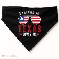 Someone In Texas Loves Me On Champion USA-Made Doggie Bandana thumb 0