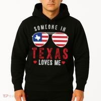 Someone In Texas Loves Me On Champion Hoodie thumb 2