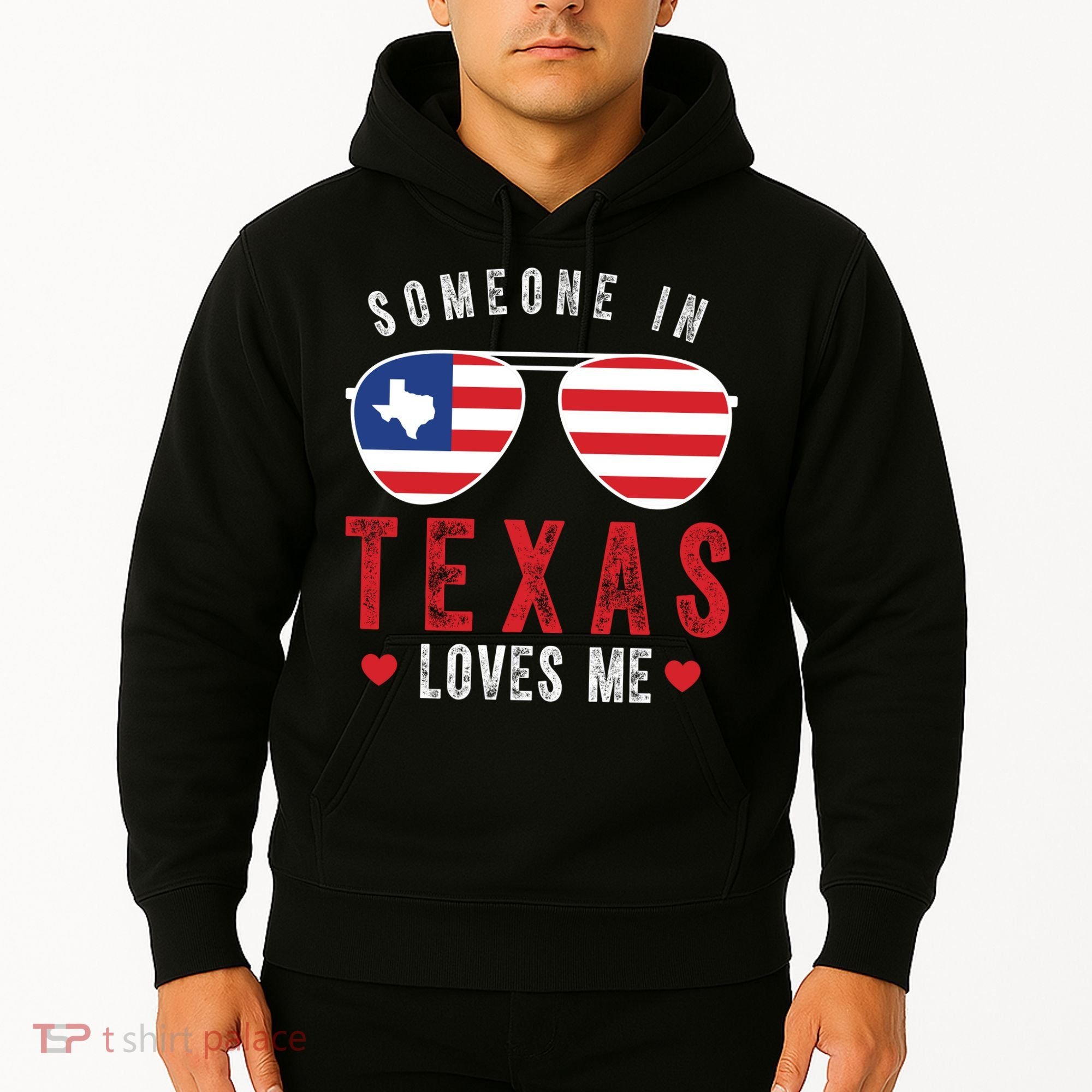 Someone In Texas Loves Me On Champion Hoodie