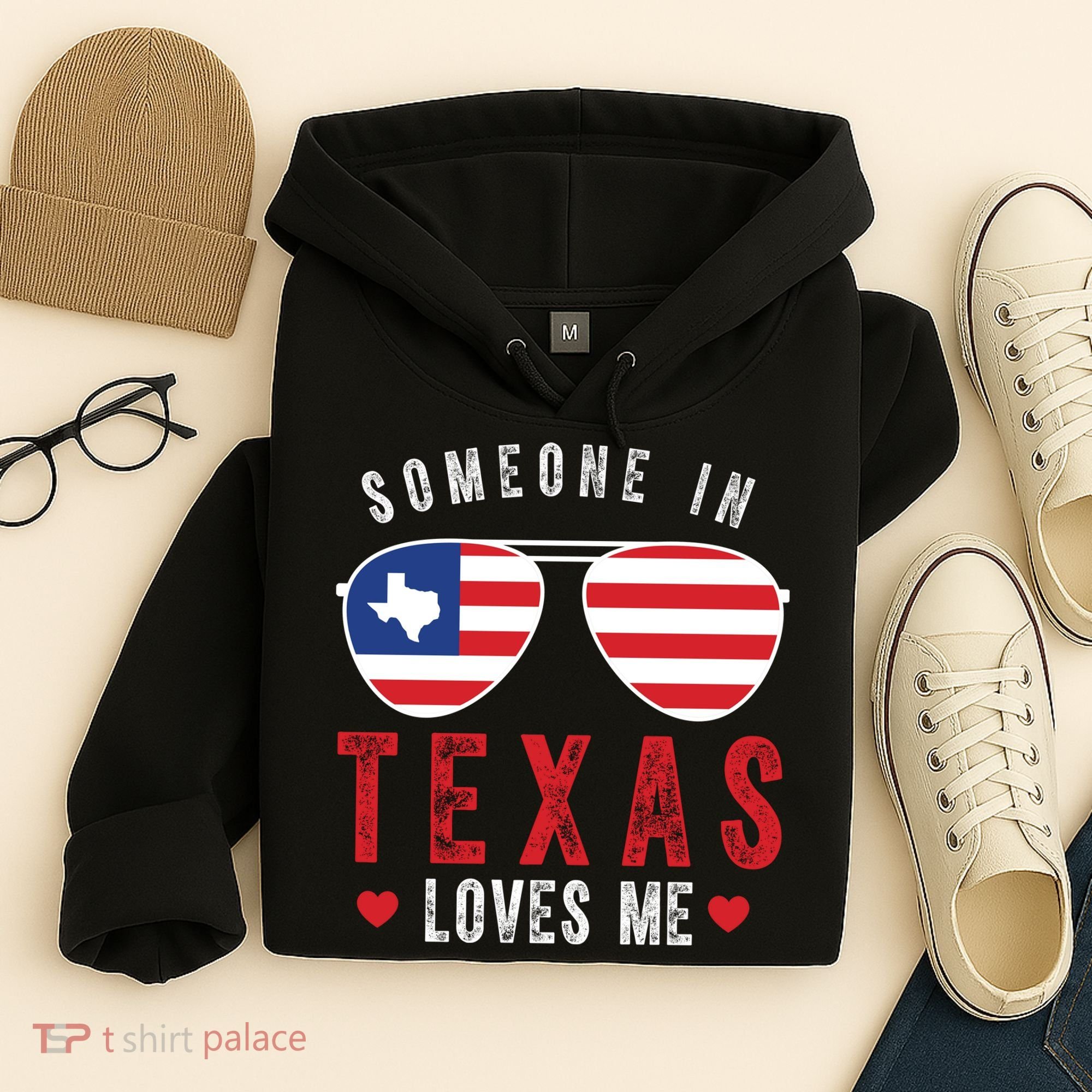Someone In Texas Loves Me On Champion Hoodie