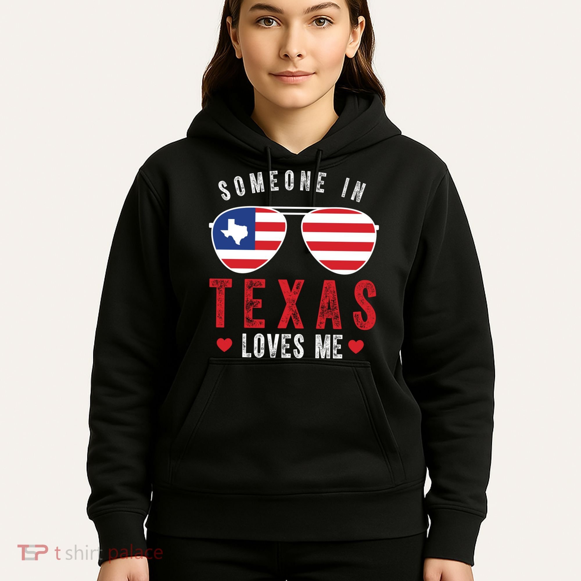 Someone In Texas Loves Me On Champion Hoodie