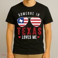 Someone In Texas Loves Me On Champion T-Shirt thumb 3