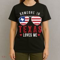 Someone In Texas Loves Me On Champion T-Shirt thumb 4