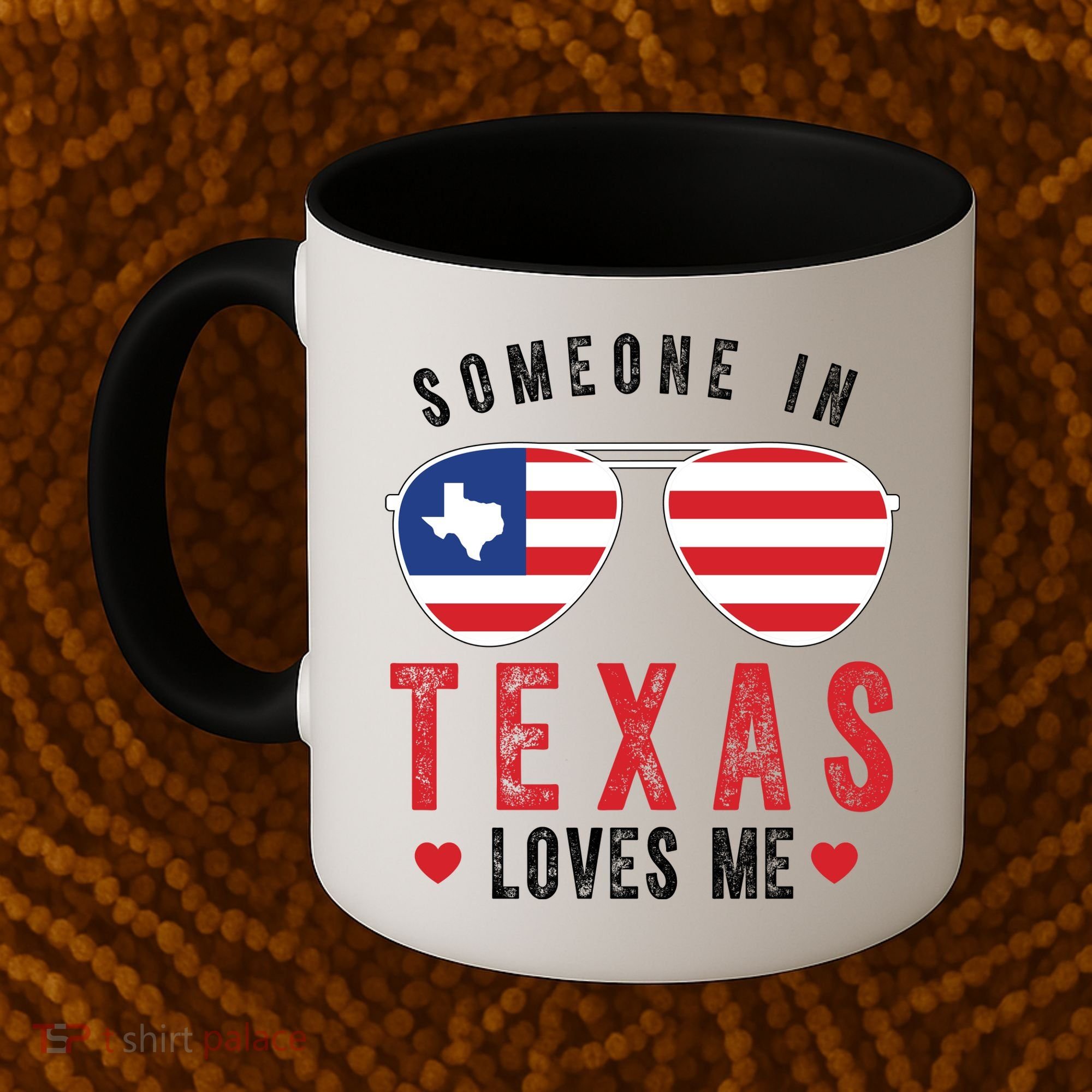 Someone In Texas Loves Me On Champion Coffee Mug
