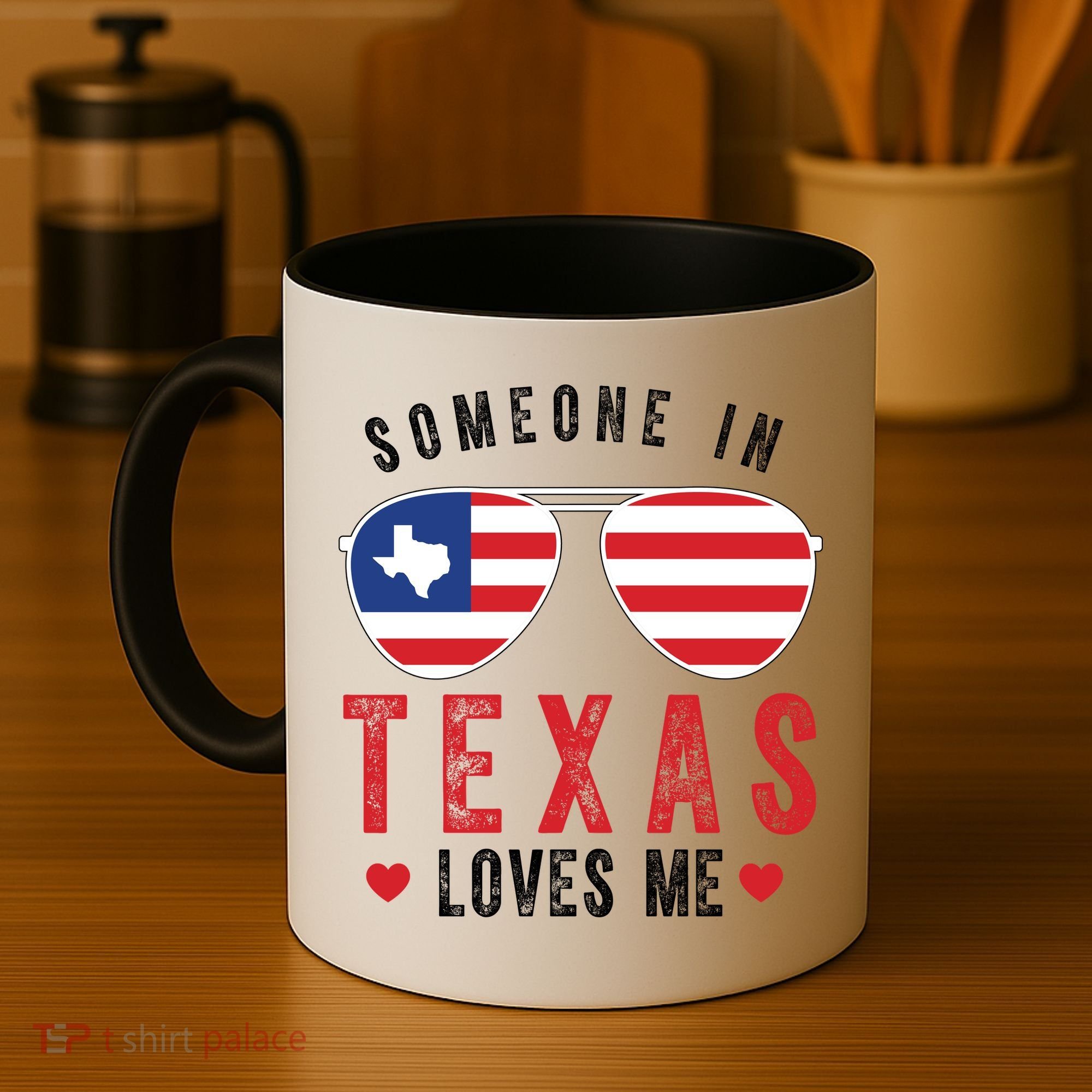 Someone In Texas Loves Me On Champion Coffee Mug