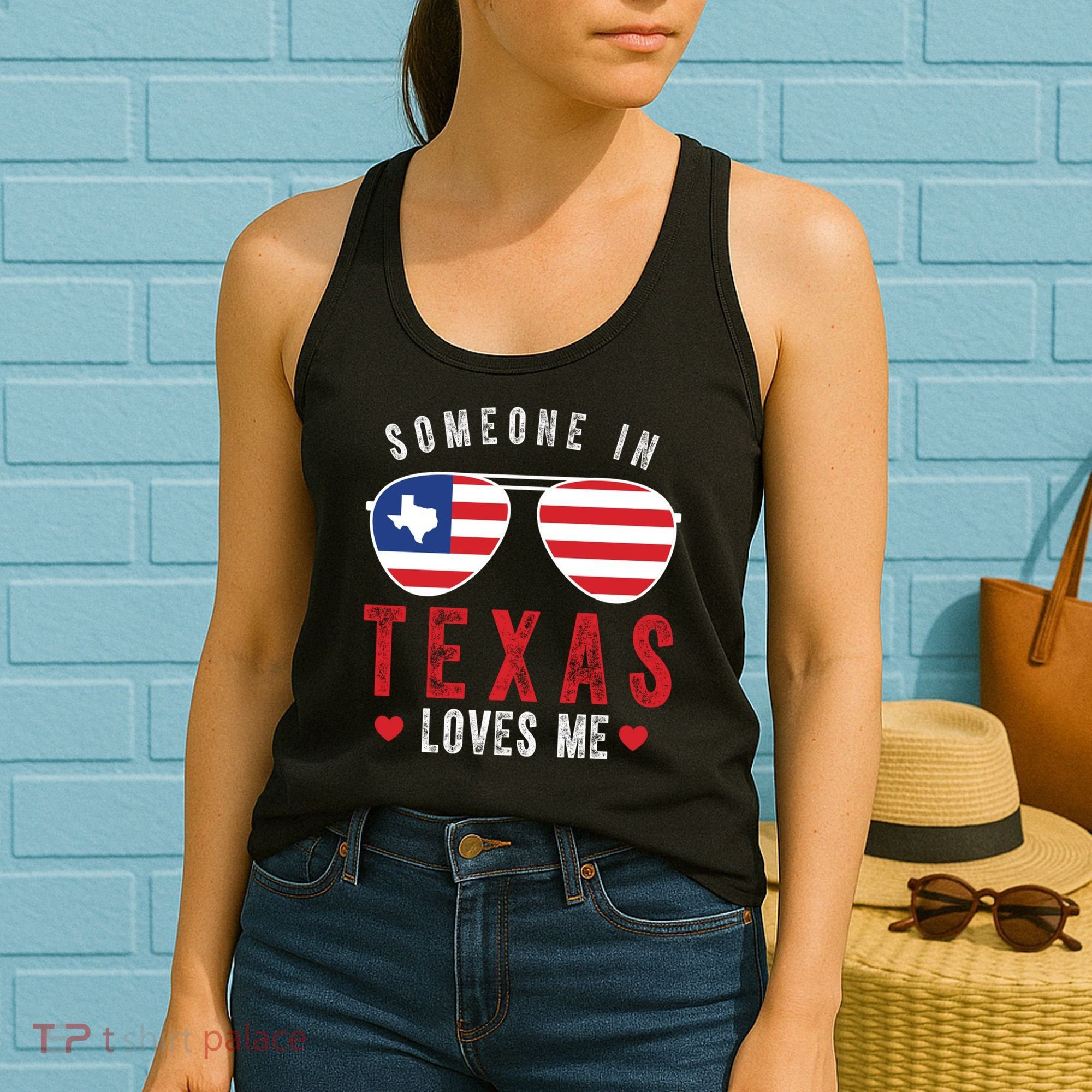 Someone In Texas Loves Me On Champion Women's Tank Top