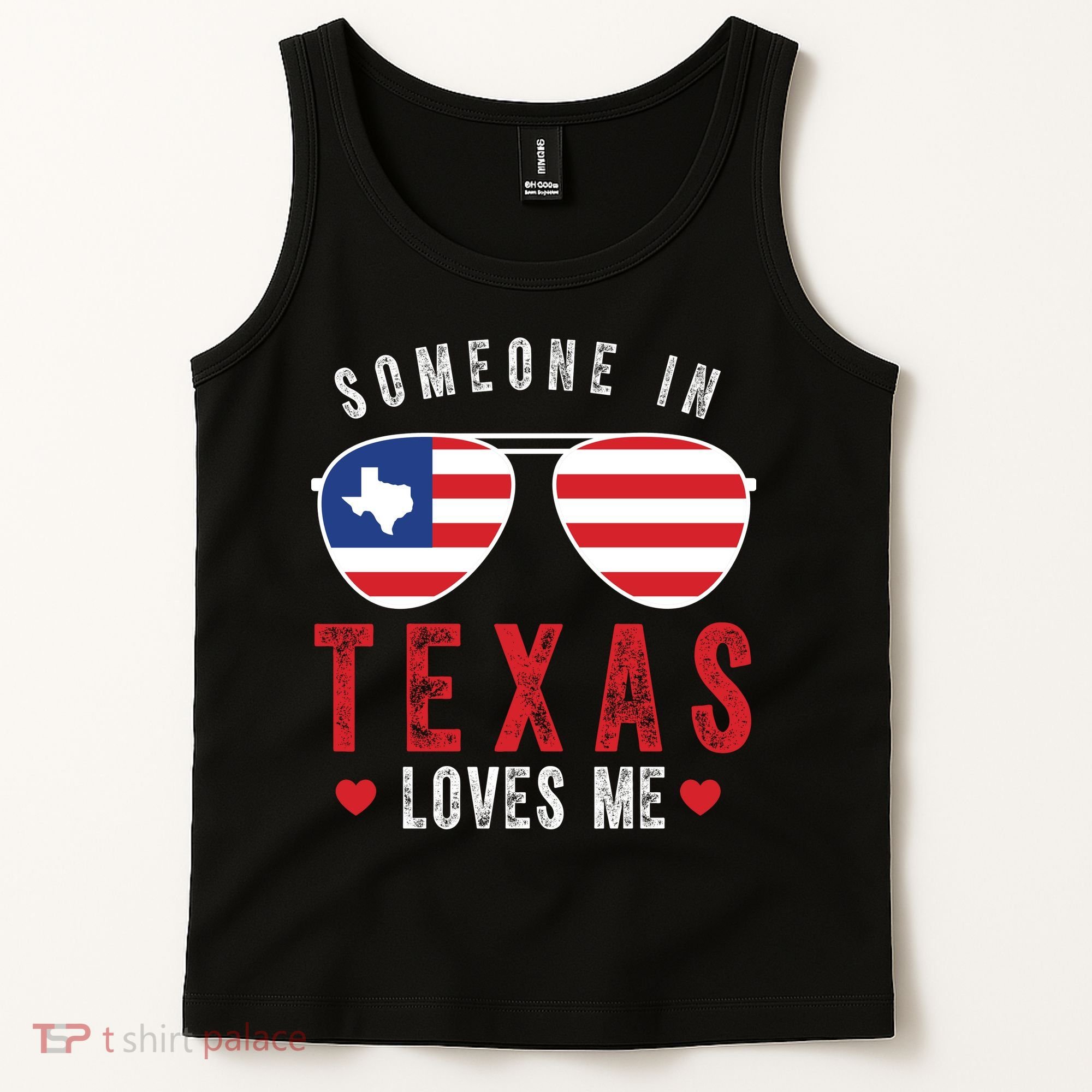 Someone In Texas Loves Me On Champion Tank Top