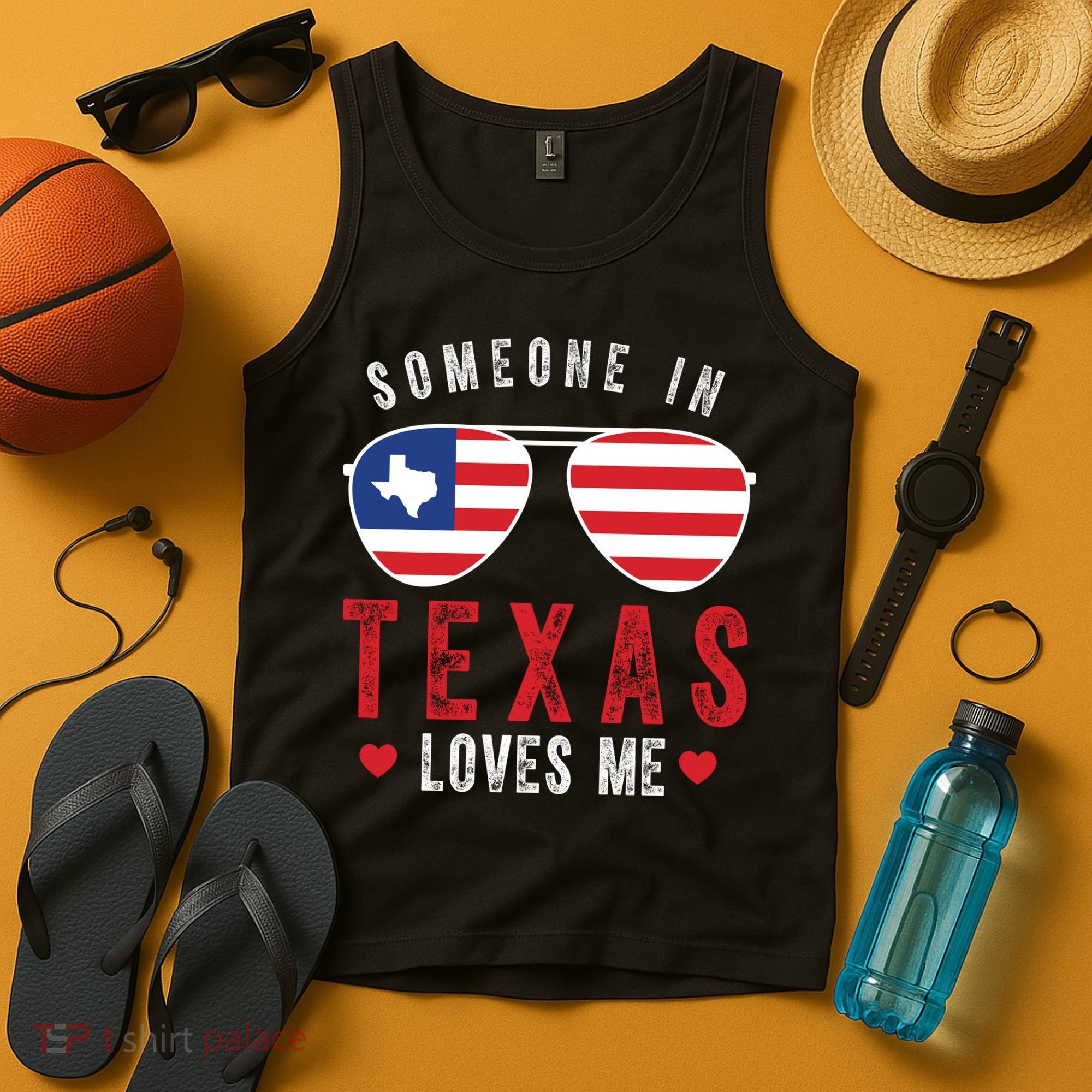 Someone In Texas Loves Me On Champion Tank Top