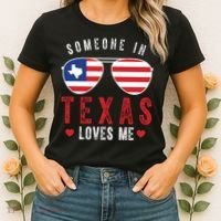 Someone In Texas Loves Me On Champion Women's T-Shirt thumb 2
