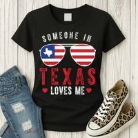 Someone In Texas Loves Me On Champion Women's T-Shirt thumb 3