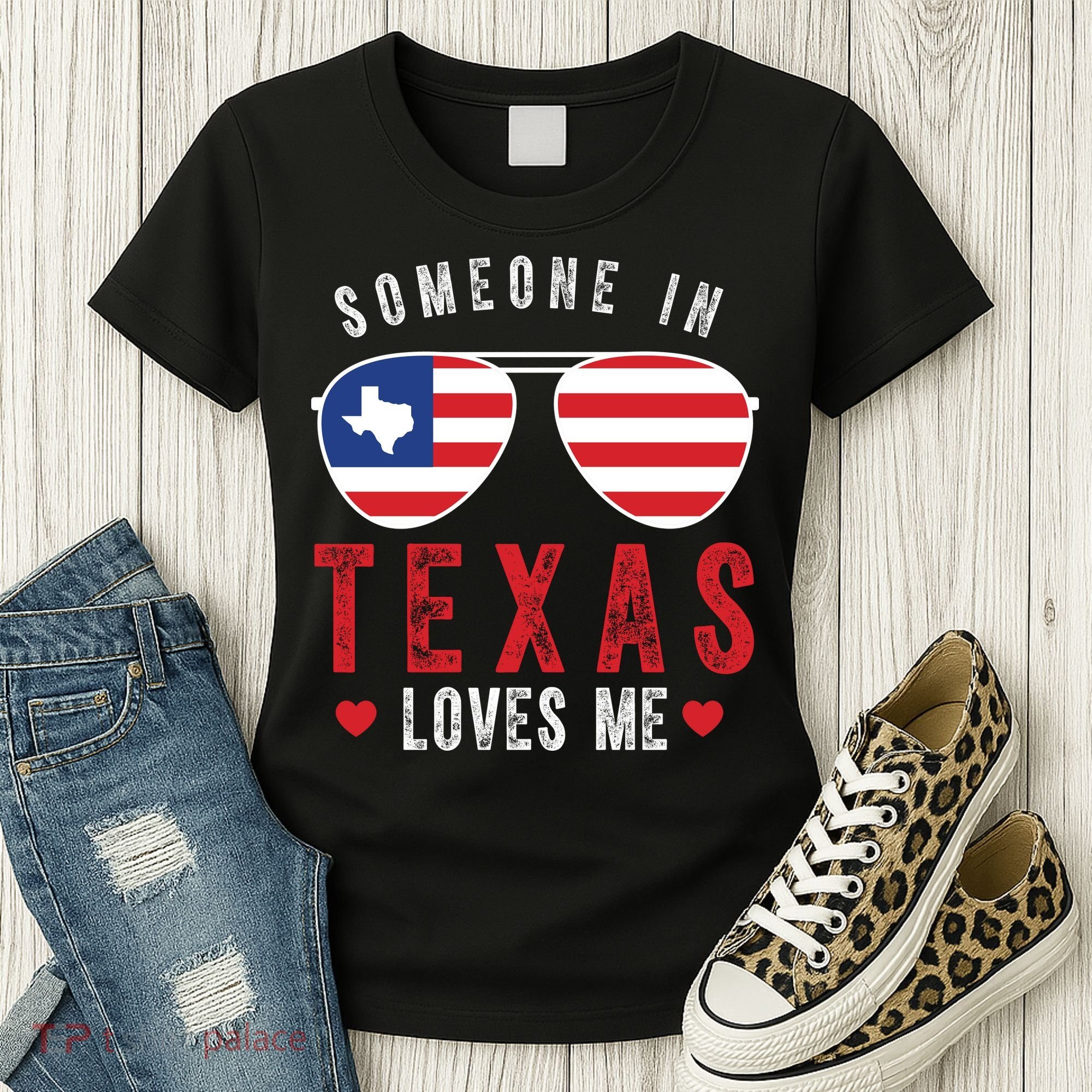 Someone In Texas Loves Me On Champion Women's T-Shirt