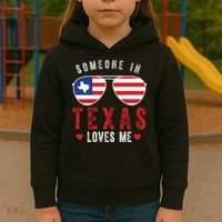 Someone In Texas Loves Me On Champion Kids Hoodie thumb 3