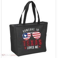 Someone In Texas Loves Me On Champion Tote Bag thumb 2