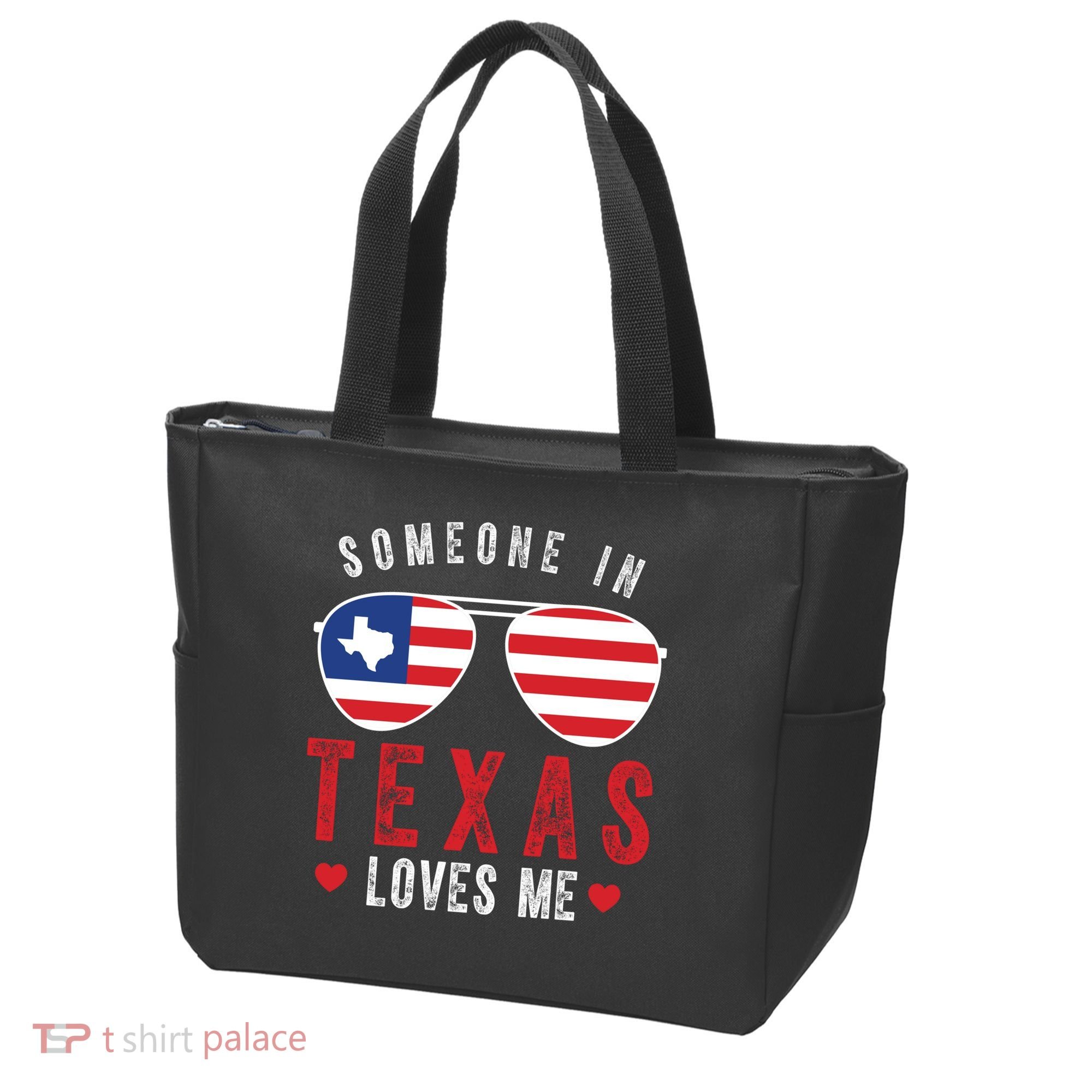 Someone In Texas Loves Me On Champion Tote Bag