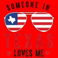 Someone In Texas Loves Me On Champion Santa Hat thumb 1