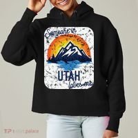 Someone In Utah Loves Me Ladies Heavyweight Boxy Pullover Hoodie thumb 0