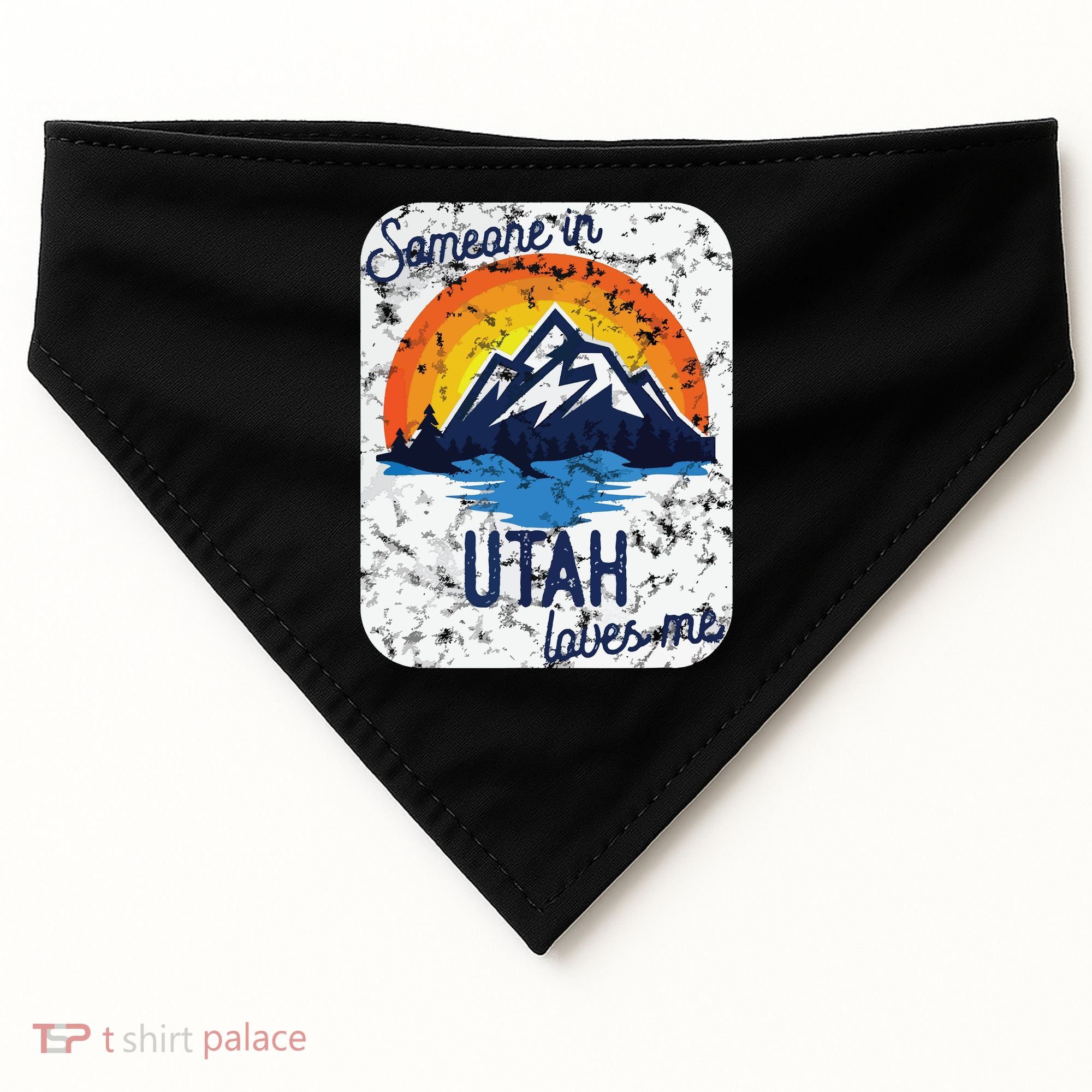 Someone In Utah Loves Me USA-Made Doggie Bandana