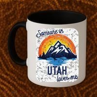 Someone In Utah Loves Me Coffee Mug thumb 2