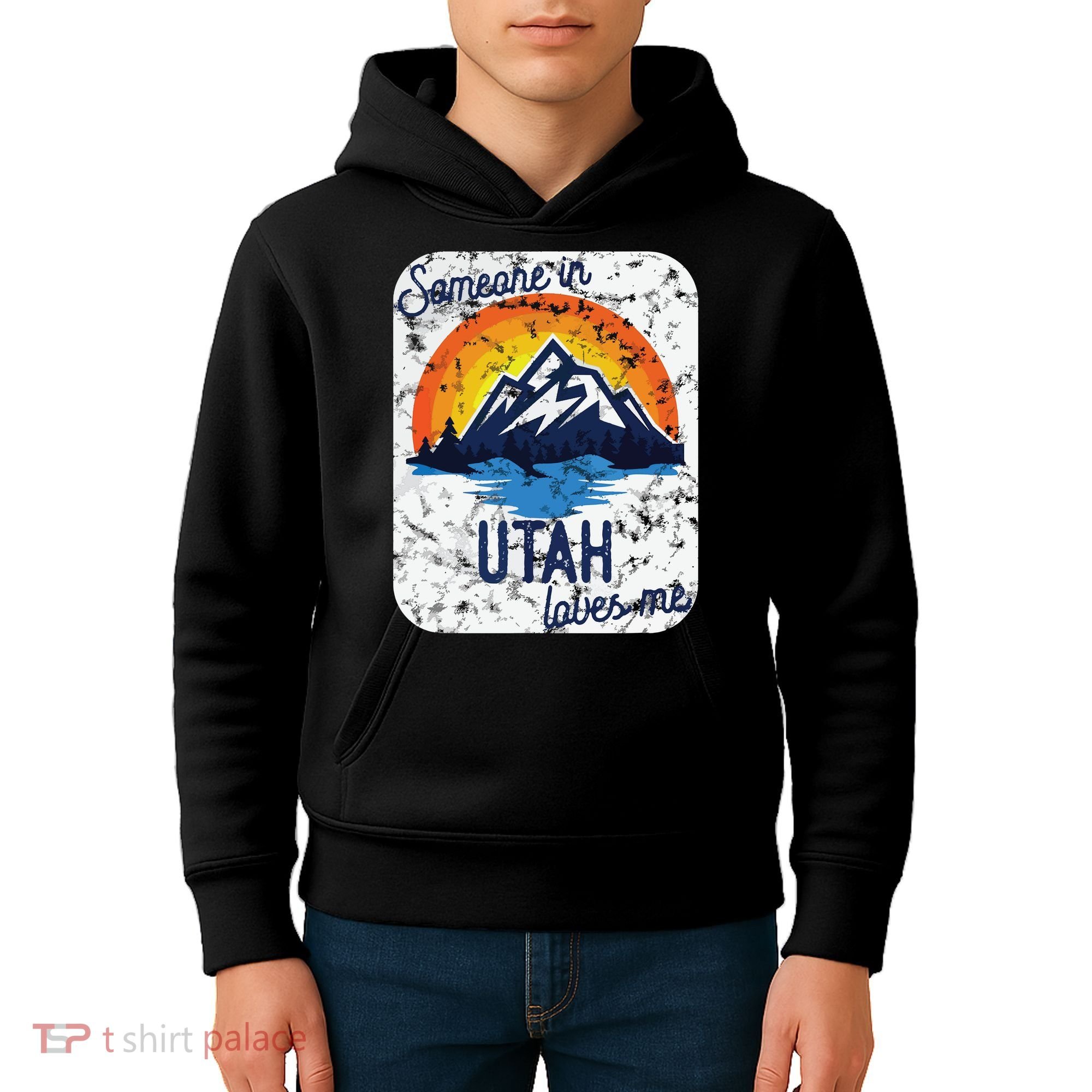 Someone In Utah Loves Me Kids Hoodie