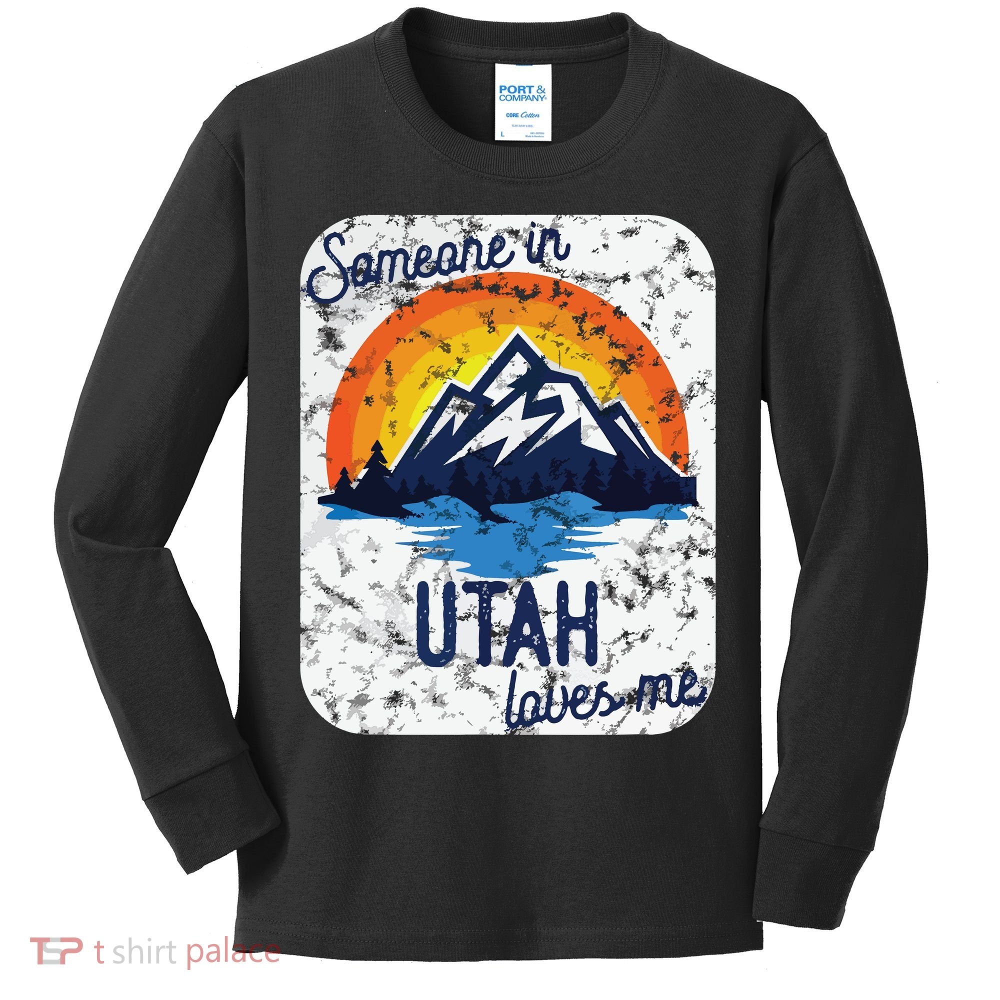 Someone In Utah Loves Me Kids Long Sleeve Shirt