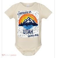 Someone In Utah Loves Me Baby Bodysuit thumb 0