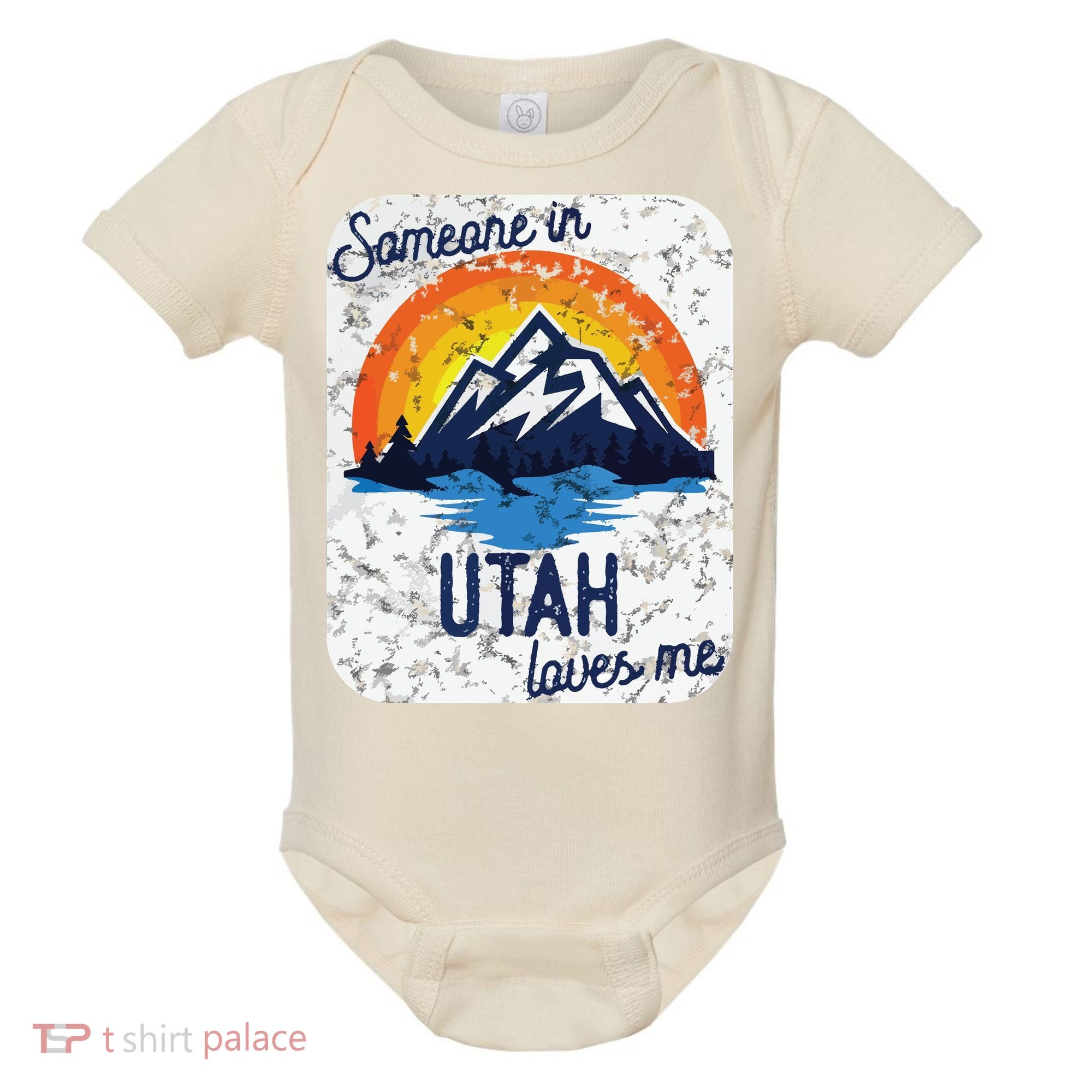 Someone In Utah Loves Me Baby Bodysuit