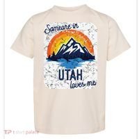 Someone In Utah Loves Me Toddler T-Shirt thumb 0