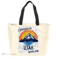 Someone In Utah Loves Me Tote Bag thumb 0