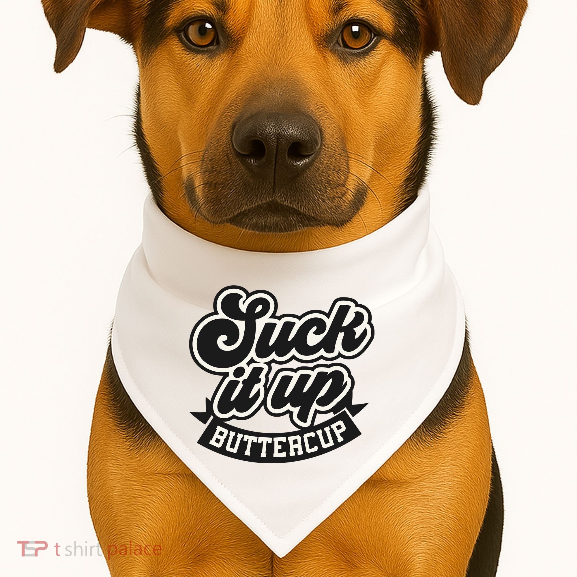 Suck It Up Buttercup. Sarcastic USA-Made Doggie Bandana
