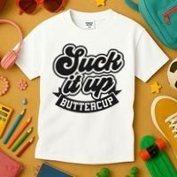 Suck It Up Buttercup. Sarcastic Kids T-Shirt thumb 3