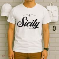 Sicily Italy Vintage Retro T-Shirt thumb 6