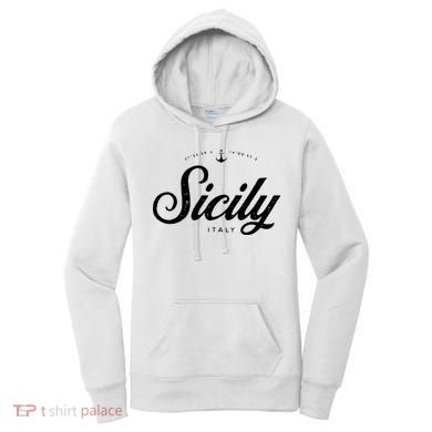 Sicily Italy Vintage Retro Women's Hoodie