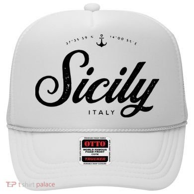 Sicily Italy Vintage Retro Hat