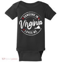 Someone In Virginia Loves Me Baby Bodysuit thumb 0