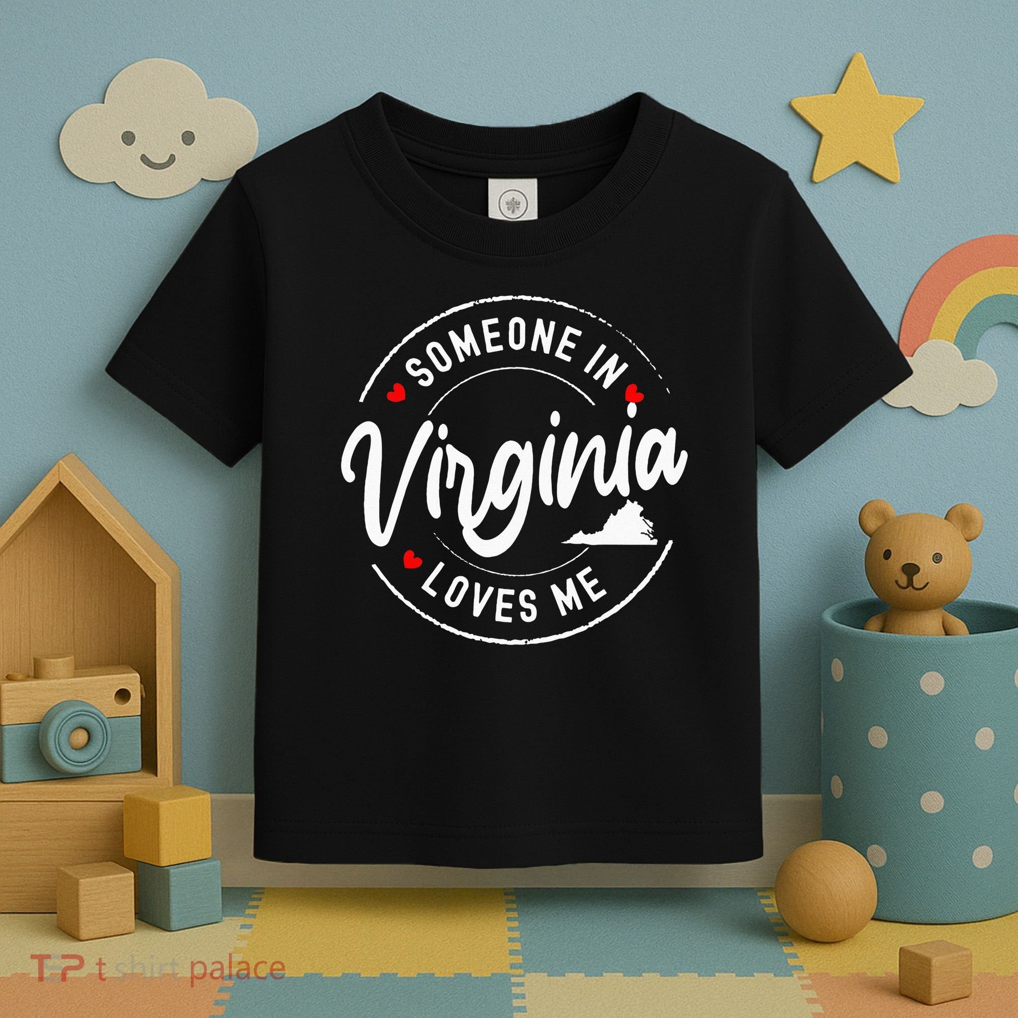 Someone In Virginia Loves Me Toddler T-Shirt